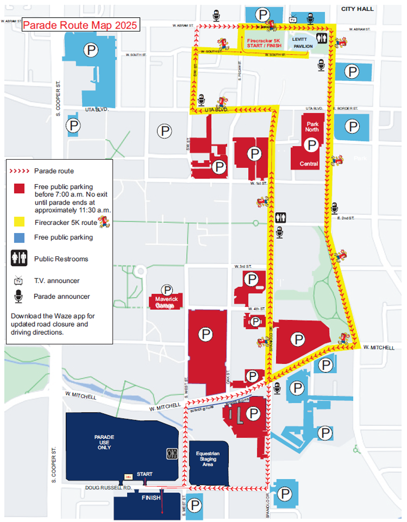 2025 Parade Map