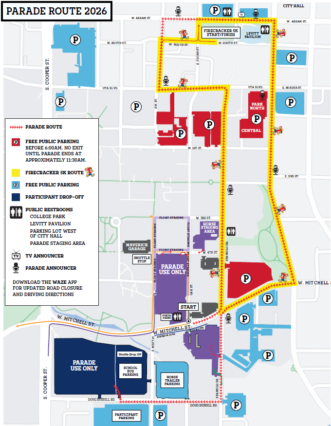 The 2026 Parade Route